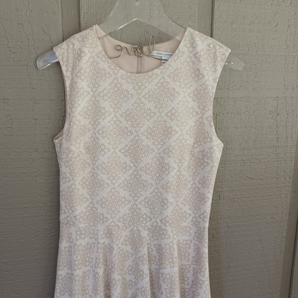 Diane Von Furstenberg Jeannie Henna Mini Dress SZ 6 Fit&Flare Sleeveless Cotton - Picture 3 of 15
